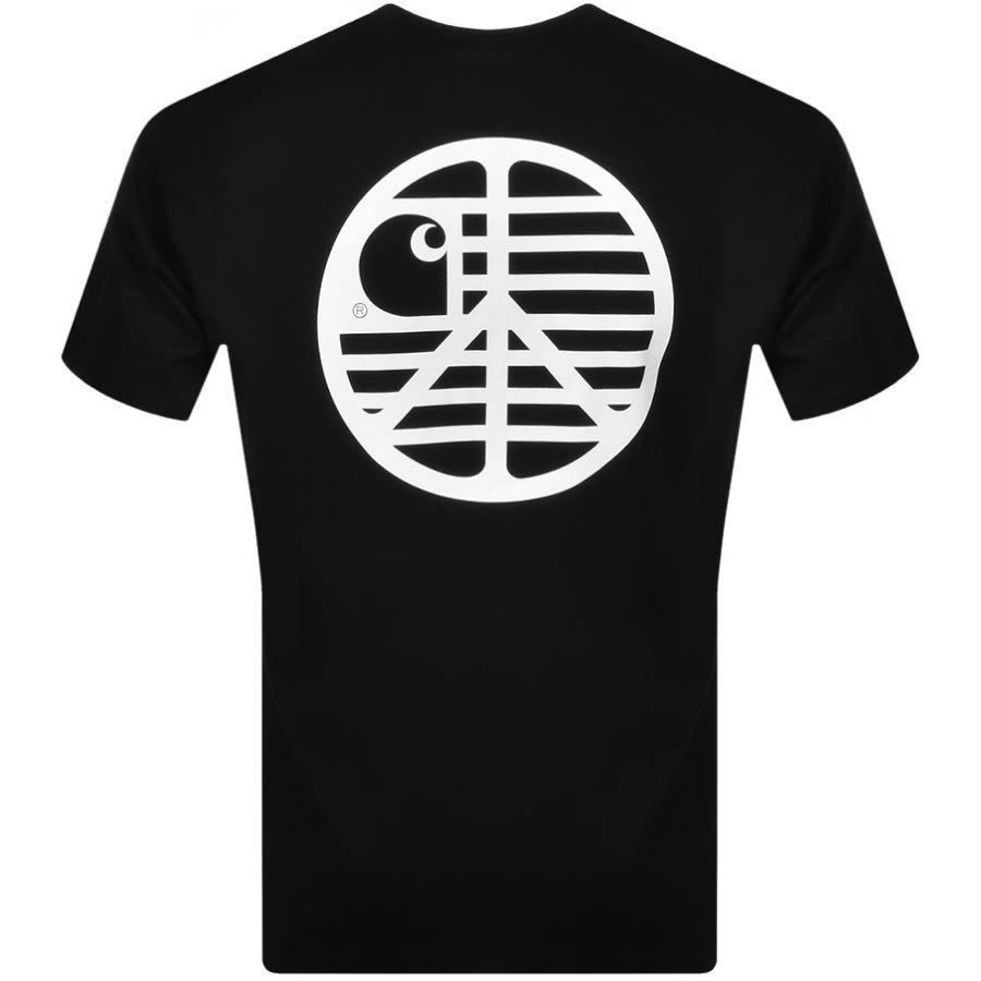 Alternative Image for ProductCarhartt Short Sleeved Peace State T Shirt Black3